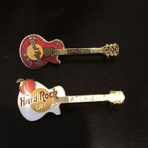 Hard Rock Cafe vintage enamel pins